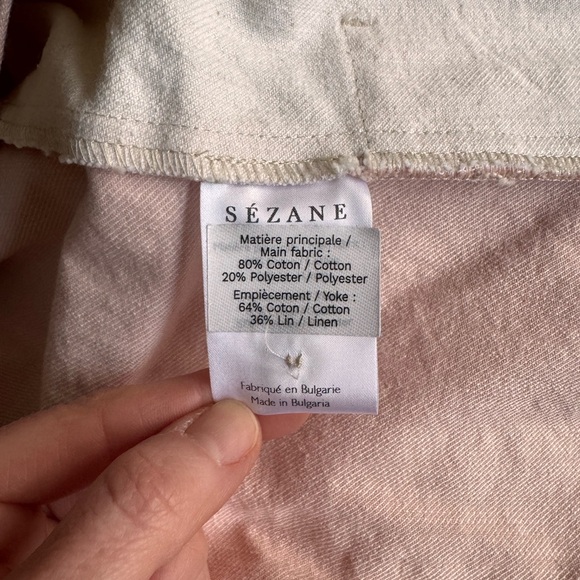 Sezane Will Jacket - Pink, Cream, and Tan - Picture 4 of 4